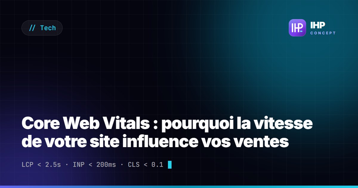 Core Web Vitals : pourquoi la vitesse de votre site influence vos ventes